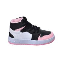 Tênis Infantil Feminino Casual Botinha Cano Alto Meninas Básico Escolar