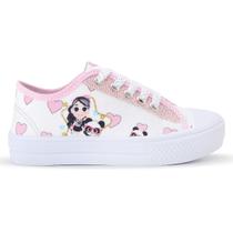 Tênis Infantil Feminino Casual Lulu Menina Botinha
