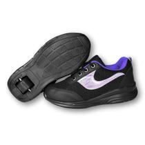 Tênis Infantil Feminino e Masculino Rodinha Removível Patins Confortável 2 em 1 Conforto e Diversão