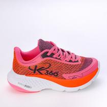 Tênis Infantil Feminino Esportivo Super Leve Pink Laranja Tênis Infantil Feminino Esportivo Super Leve Pink Laranja