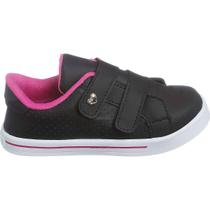 Tenis Infantil Feminino Kasuals Preto Kidstep