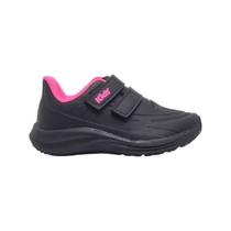 Tênis Infantil Feminino Kidy Super Conforto Preto - 4381 Tênis Infantil Feminino Kidy Super Conforto Preto - 4381