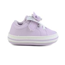 Tênis Infantil Feminino Klin Pipoca Rosa com Laço - 2680 Tênis Infantil Feminino Klin Pipoca Rosa com Laço - 2680