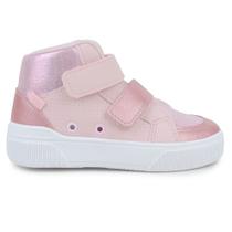 Tênis Infantil Feminino Klin Sky Metalizado Rosa - 317042