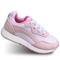 Tênis Infantil Feminino Klin Walk 216108 Anatômico De Menina Sem Cadarço