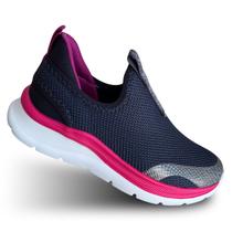 Tênis Infantil Feminino Klin Way Calçado sem Cadarço para menina 354004