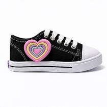 Tênis Infantil Feminino Menina Casual Escolar Dia a Dia Super Confortável com Enfeite Lindo Tênis Infantil Feminino Menina Casual Escolar Dia a Dia Super Confortável com Enfeite Lindo