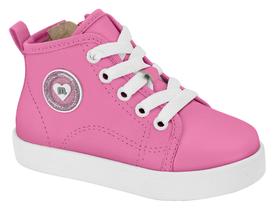 Tênis Infantil Feminino Molekinha Bebe Cano Alto