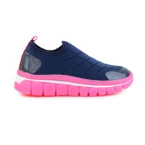 Tênis Infantil Feminino Novopé Azul e Rosa - 9900