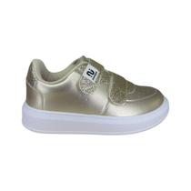 Tênis Infantil Feminino Novopé Dourado - 1012