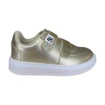 Tênis Infantil Feminino Novopé Dourado - 1012 Tênis Infantil Feminino Novopé Dourado - 1012
