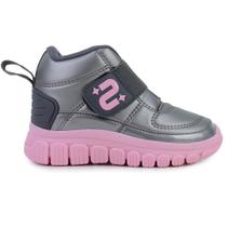 Tênis Infantil Feminino Novopé Prata - 1289