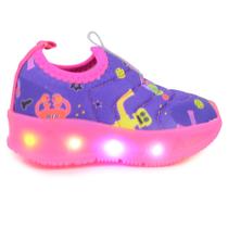 Tênis Infantil Feminino Novopé Robôs Rosa - 1278 Tênis Infantil Feminino Novopé Robôs Rosa - 1278