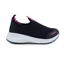 Tênis Infantil Feminino Ortopé Flex Run Preto Rosa - 2670