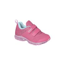 Tênis Infantil Feminino Ortopé Power Light Fecho Duplo Brilho Pink