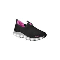 Tênis Infantil Feminino Ortopé Power Light Preto/Pink