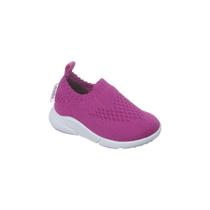 Tênis Infantil Feminino Ortopé Sport Baby Knit Calce Fácil Pink