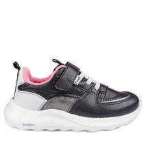 Tênis Infantil Feminino Pampili com Tecnologia Bubble 746.018.000 Preto Tênis Infantil Feminino Pampili com Tecnologia Bubble 746.018.000 Preto