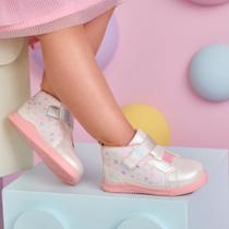 Tênis Infantil Feminino Pom Pom Bolinhas Branco 699.063 Tênis Infantil Feminino Pom Pom Bolinhas Branco 699.063