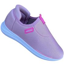 Tênis Infantil Feminino Sem Cadarço Calce Facil de Menina Molekinha 2503-321