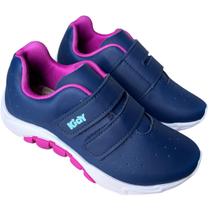 Tênis Infantil Feminino Sem Cadarço Calce Fácil Kidy Mais 1681228 Tênis Infantil Feminino Sem Cadarço Calce Fácil Kidy Mais 1681228