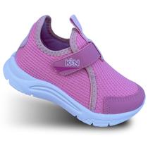 Tênis Infantil Feminino Sem Cadarço Klin New Sport Calce Fácil 199114