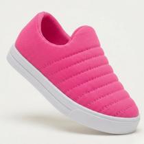 Tênis Infantil Feminino Slip On Casual