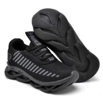 Tênis Infantil Feminino Solado Trançado Confortavel Black