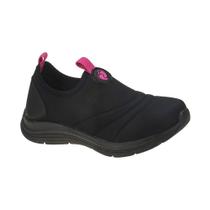 Tênis Infantil Feminino Street Preto Pink Unipasso 206-02-340