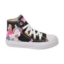 Tênis Infantil Feminino Unicórnio Sereia Menina Botinha Cano Alto Club Magia Tênis Infantil Feminino Unicórnio Sereia Menina Botinha Cano Alto Club Magia