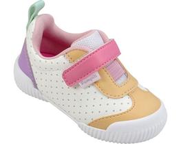 Tênis Infantil Feminino Yuyu Perfuros Colorido Candy Colors Tênis Infantil Feminino Yuyu Perfuros Colorido Candy Colors