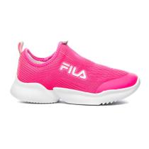 Tênis Infantil Gamer Preto Rosa Flúor Prata Fila F04R00058-5314 Tênis Infantil Gamer Preto Rosa Flúor Prata Fila F04R00058-5314
