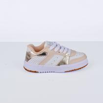 Tênis Infantil Kidy Casual K-360 Estiloso Branco Confortável Moderno Anatômico