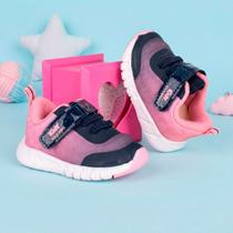 Tênis Infantil Kidy Equilíbrio Marinho e Rosa Conforto e Estilo -