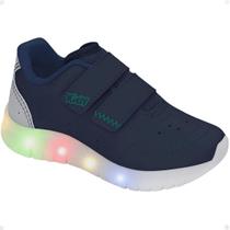 Tênis Infantil Kidy Light Fun Masculino Led Luz Pisca Pisca Estiloso Confortável