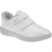Tênis Infantil Kidy Usefull College Calce Fácil Branco