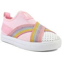 Tênis Infantil Kimimo Calce X Feminino Escolar Leve Dia a Dia Confortável