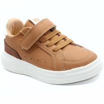 Tênis Infantil Klin Capri Mini Menino - Caramelo Tênis Infantil Klin Capri Mini Menino - Caramelo