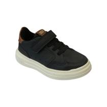 Tênis Infantil Klin Capri Mini Preto/Marrom 355011-2