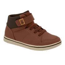 Tênis Infantil Klin Flyer Kids Cano Médio Caramelo E Café Tênis Infantil Klin Flyer Kids Cano Médio Caramelo E Café