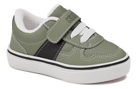 Tênis Infantil Klin Freestyle Baby Verde E Preto 259.066