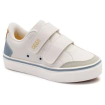 Tênis Infantil Klin Freestyle Branco Azul Mel 260.059