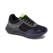 Tênis Infantil Klin Grafite Preto Volta às Aulas Conforto Tênis Infantil Klin Grafite Preto Volta às Aulas Conforto