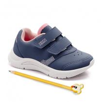 Tenis Infantil Klin Mini Sport Chumbo/Rosa Claro 199.088