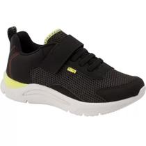 Tenis infantil klin new sport kids - 480044000 preto/lima