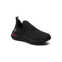 Tênis infantil klin new sport kids preto/vermelho 480093000