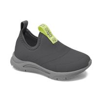 Tênis Infantil Klin New Sport Mini Grafite e Lima 199.106 Tênis Infantil Klin New Sport Mini Grafite e Lima 199.106