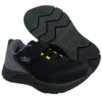 tenis infantil klin new sport preto grafite tenis infantil klin new sport preto grafite