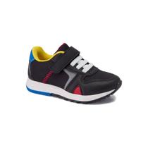 Tênis infantil klin walk mini preto calçar fácil 216116000 Tênis infantil klin walk mini preto calçar fácil 216116000