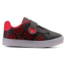 Tênis Infantil Led Barato Aranha Confortável Menino Barato